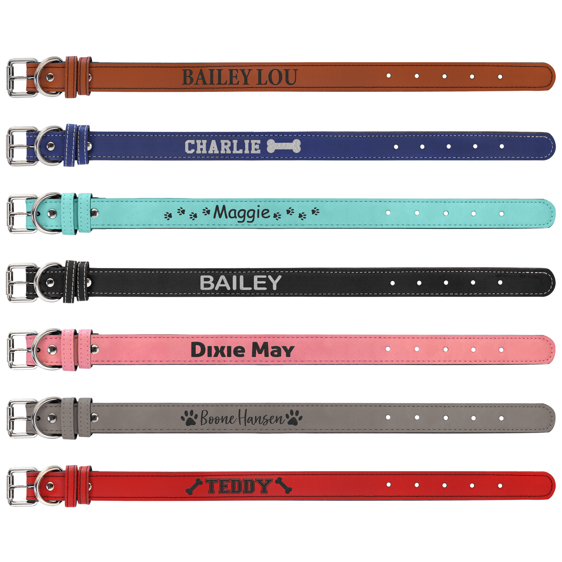 Leatherette Dog Collar