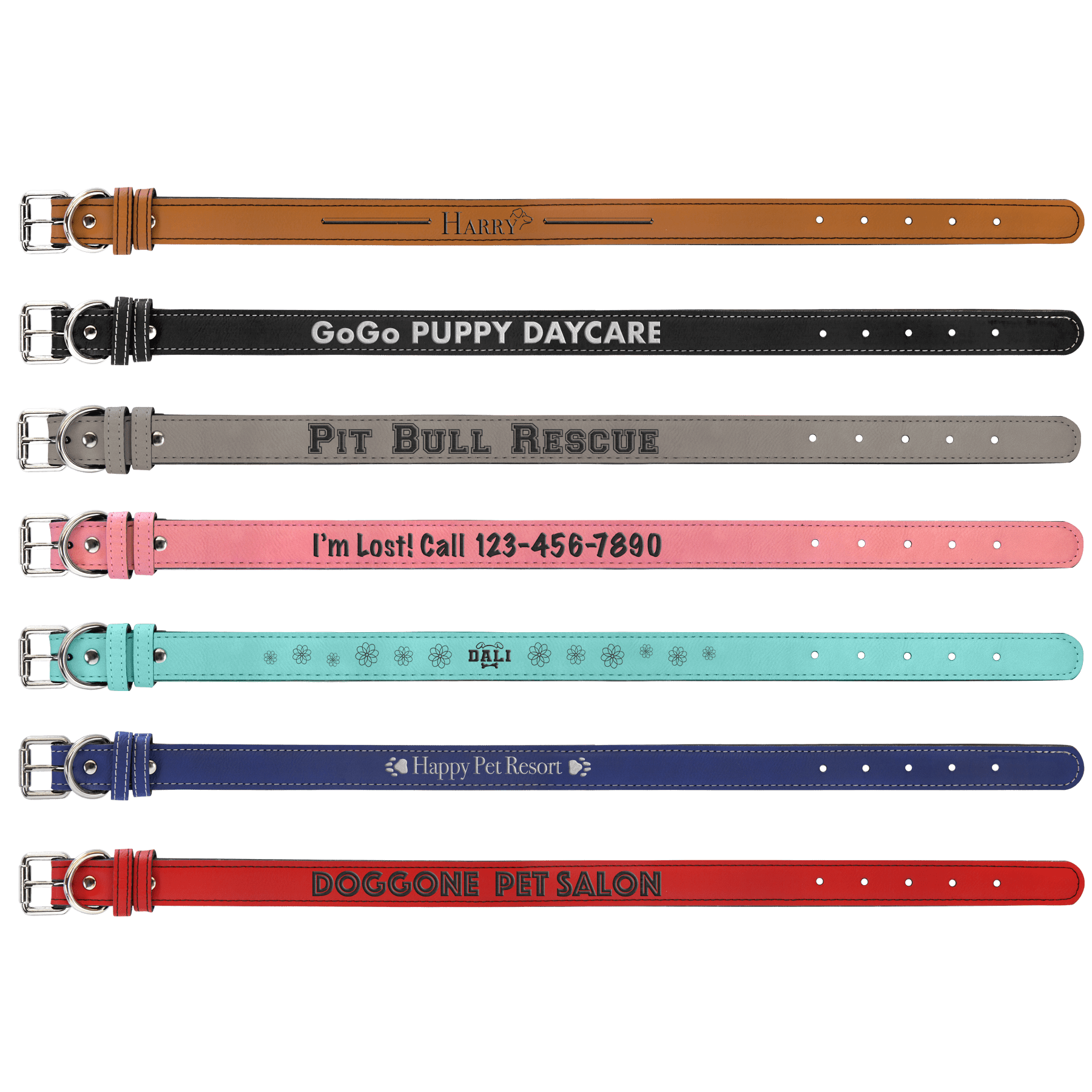 Leatherette Dog Collar