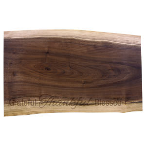 20"X12" Black Walnut Cutting and Charcuterie Board