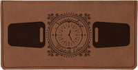 Leatherette Checkbook Cover