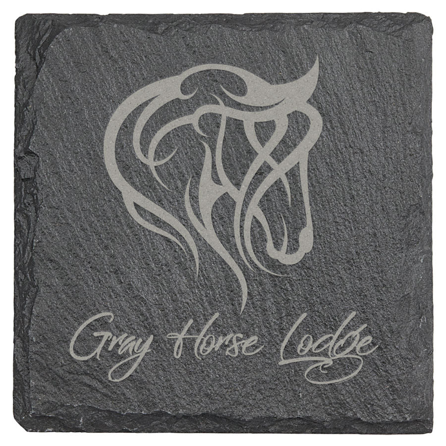 4X4 Engraved Slate Tile