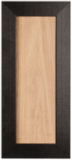 7" x 15 3/8" Black Tile Frame