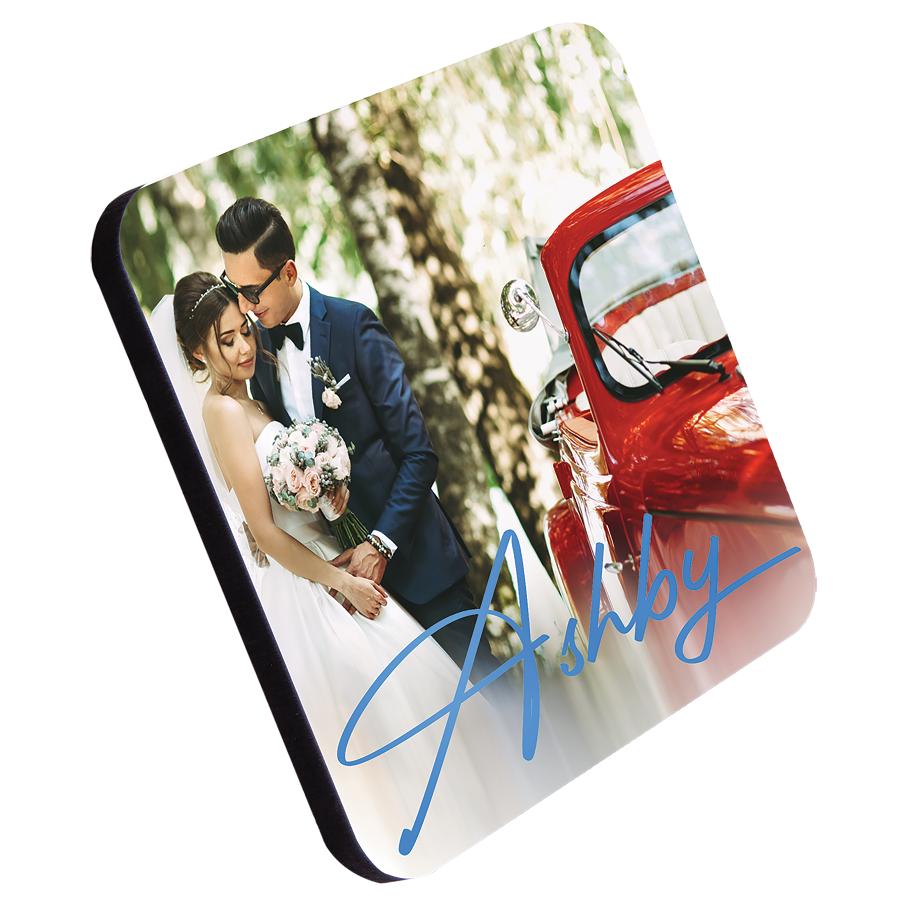 4" x 4" Gloss Square Sublimatable Coaster