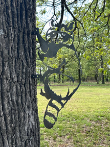 Red Fern Metal Racoon Hanger