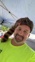 Red Fern Racoon Tail Hat
