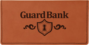 Leatherette Checkbook Cover