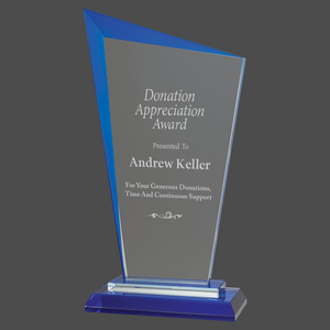 Engraved Glass Award