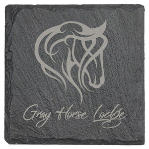 4X4 Engraved Slate Tile